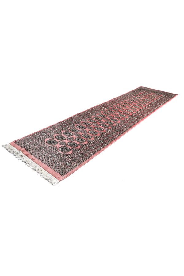 Handknotted Bokhara Runner 79x300cm / 2'7''x9'10'' / Wool - Image 8