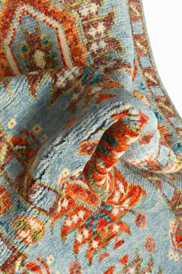 Afghan Asbshar Runner 236cm x 72cm / 7ft 9in x 2ft 4in - Image 5