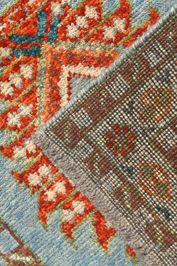 Afghan Asbshar Runner 236cm x 72cm / 7ft 9in x 2ft 4in - Image 6