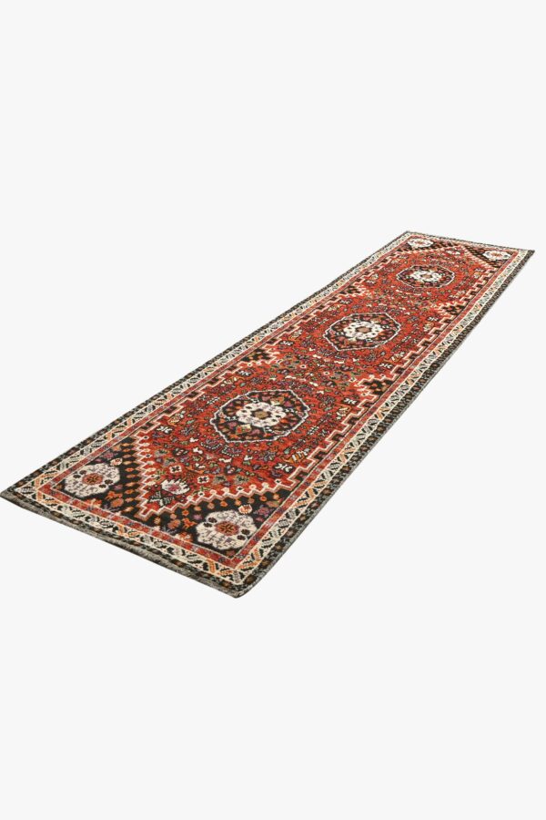 Afghan Abshar Runner 299cm x 77cm / 9ft 10in x 2ft 6in - Image 7