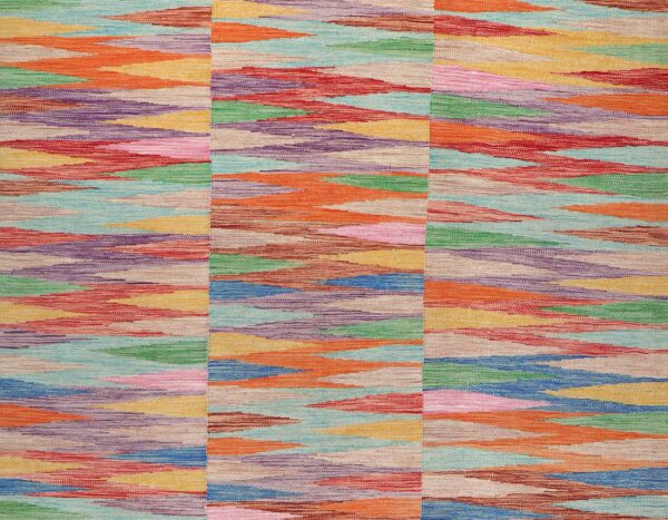Handwoven Afghan Modern Kilim 245cm x 170cm / 8ft x 5ft7in - Image 2