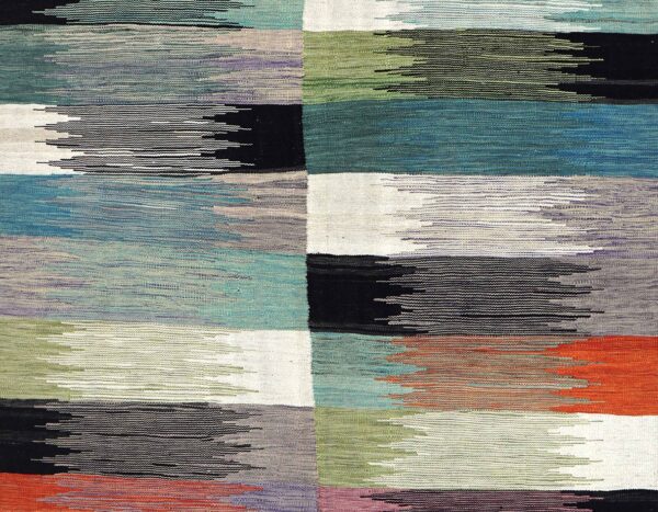 Handwoven Afghan Modern Kilim 170x240cm / 5'7''x7'11'' / Wool - Image 2